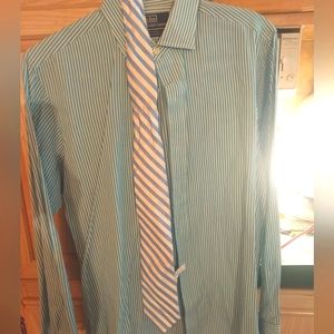 Long sleeved Ralph Lauren shirt with tie